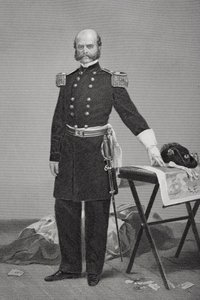 Portrait du Major Général Ambrose Everett Burnside